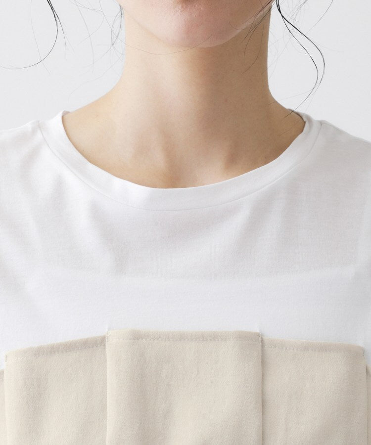 デッサン Dessin 【セットアップ可】ビスチェドッキングTシャツ （トープ(554)） トープ(554)