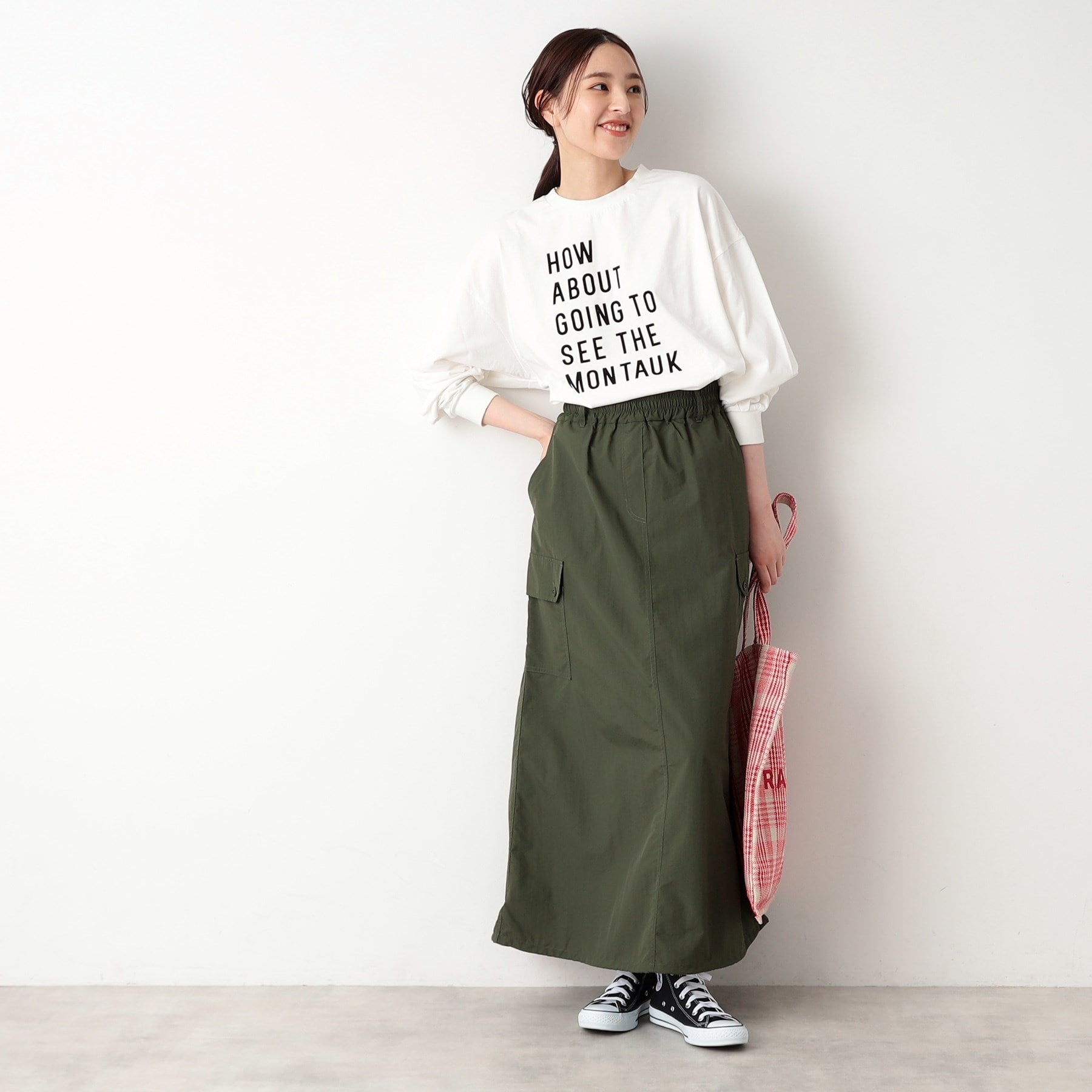 デッサン Dessin スピンドル付スカート