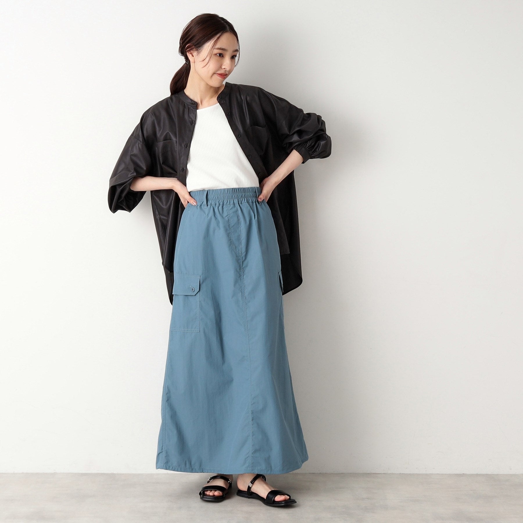 デッサン Dessin スピンドル付スカート