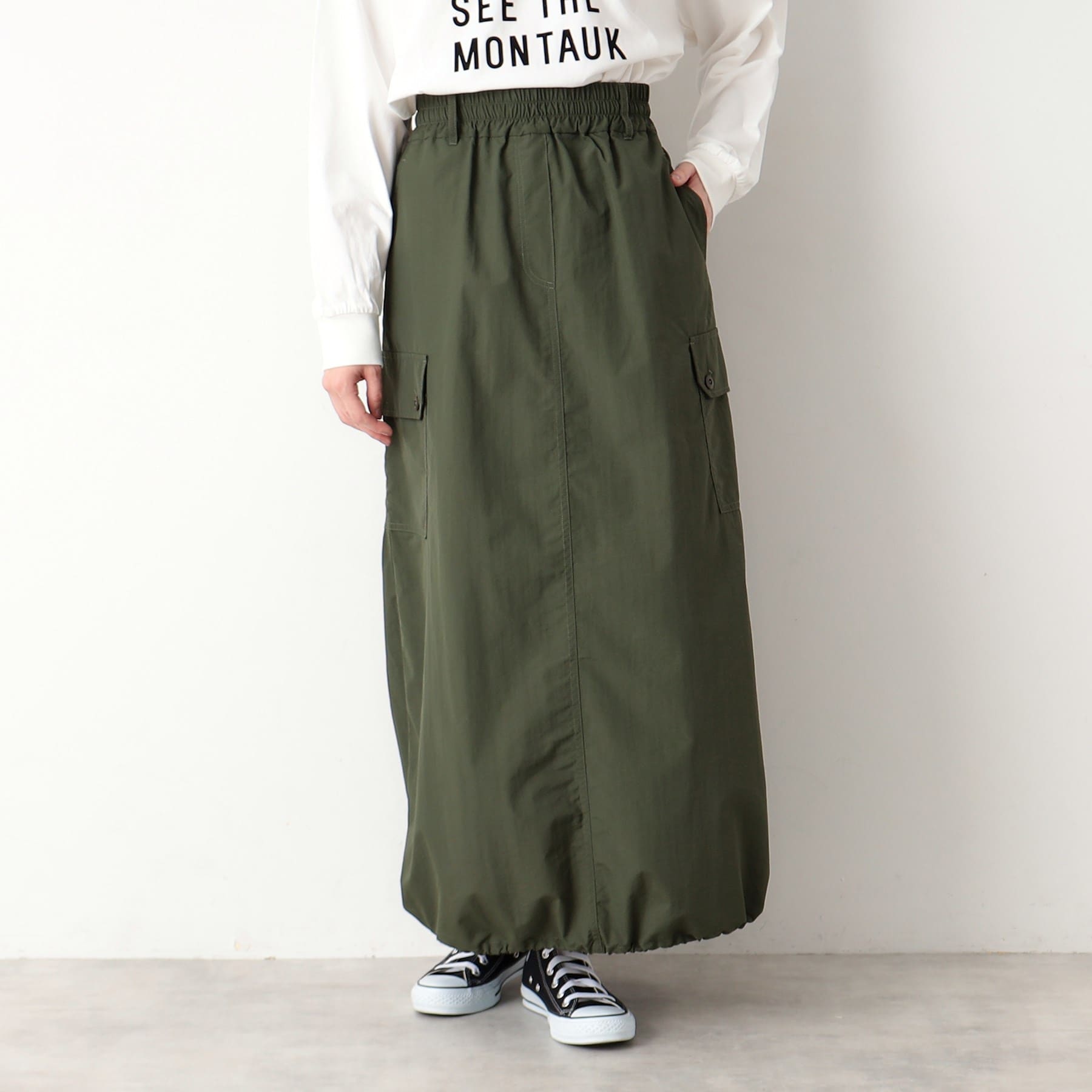 デッサン Dessin スピンドル付スカート