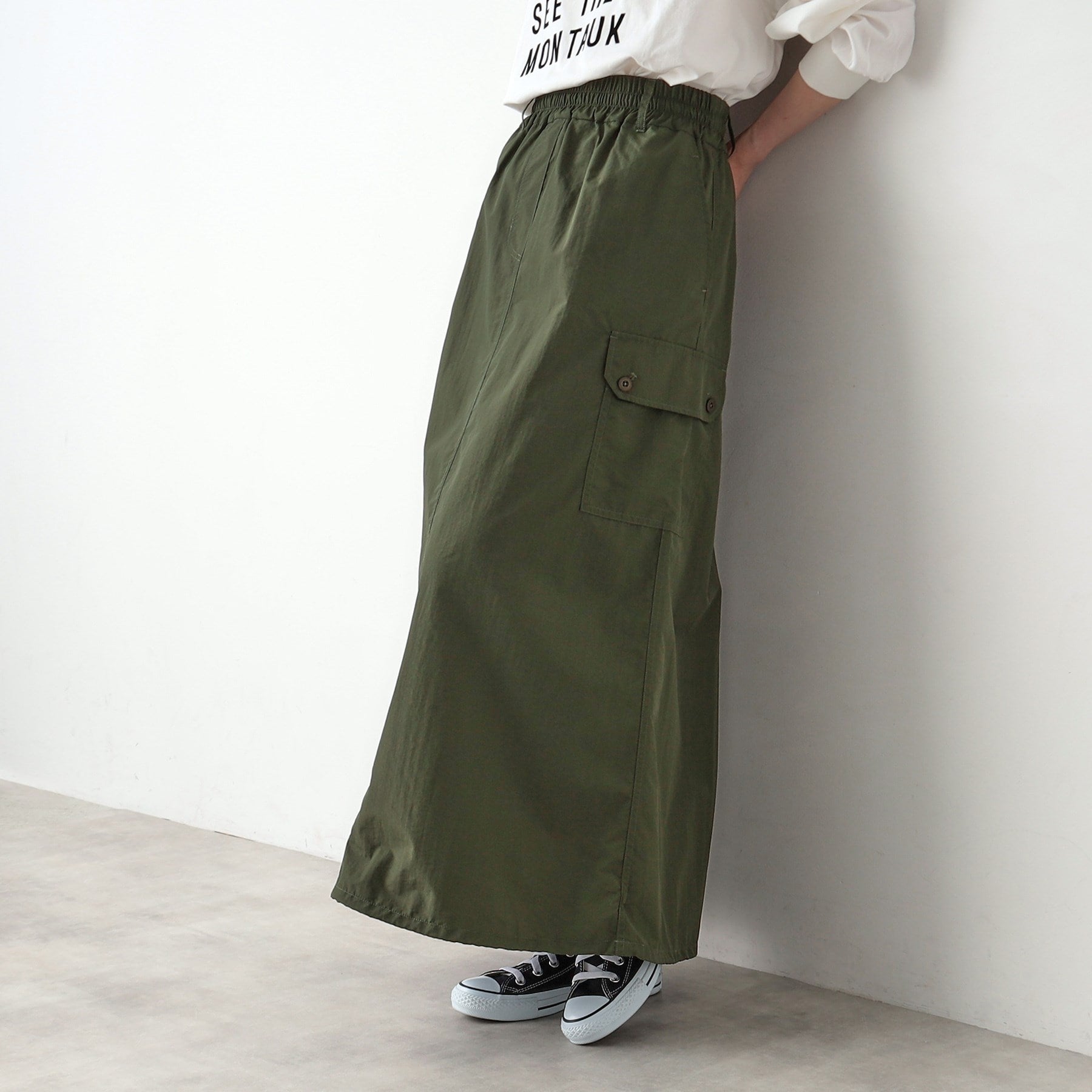 デッサン Dessin スピンドル付スカート