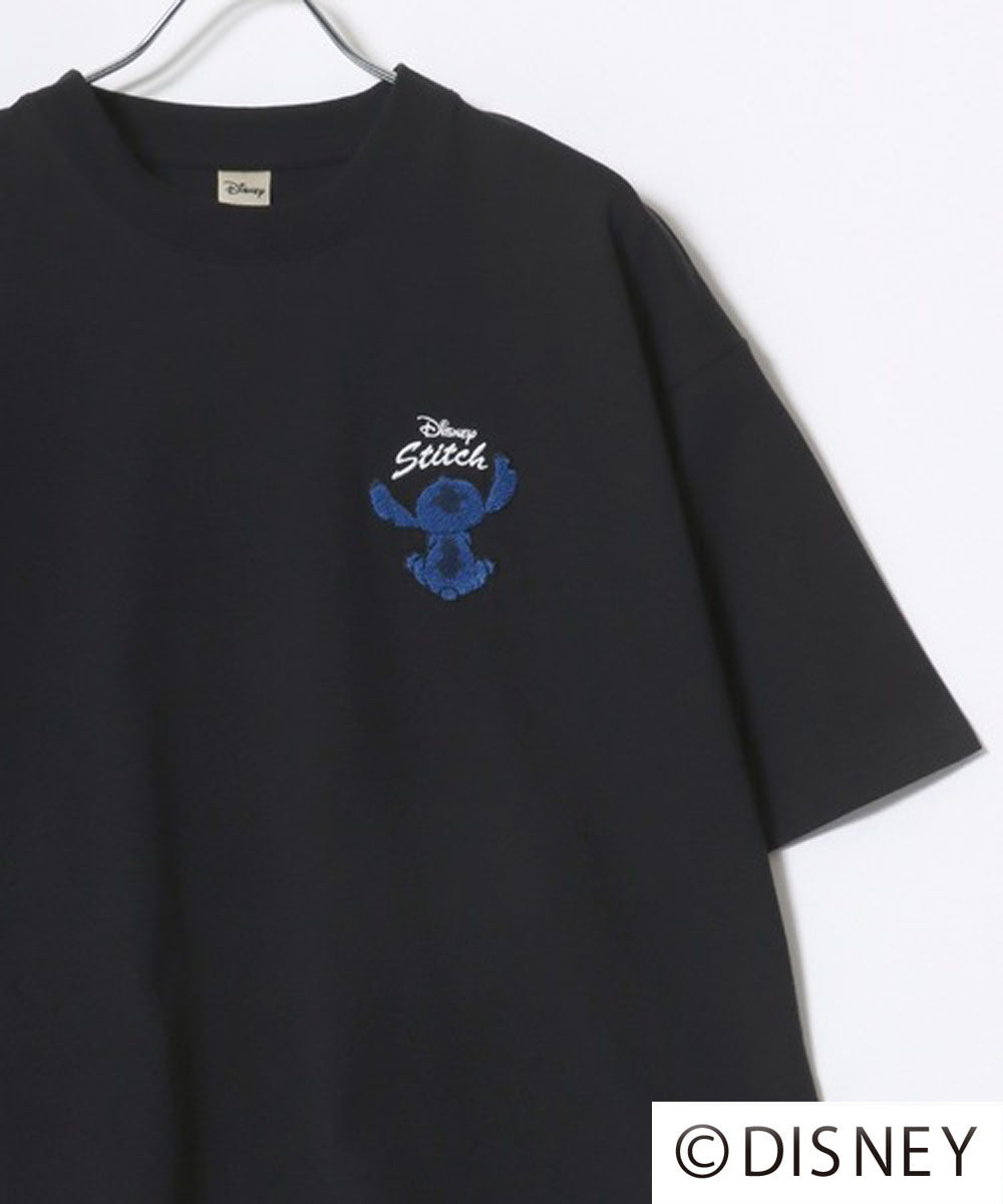ディズニー Disney ミッキー ズートピア ベイマックス リロ＆スティッチ ルシファー キャラクター 半袖 Tシャツ （ブラック系その他5） ブラック系その他5