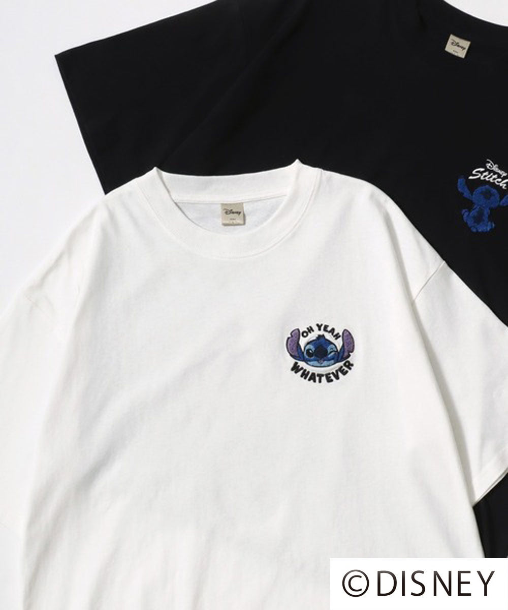 ディズニー Disney ミッキー ズートピア ベイマックス リロ＆スティッチ ルシファー キャラクター 半袖 Tシャツ （ブラック系その他5） ブラック系その他5