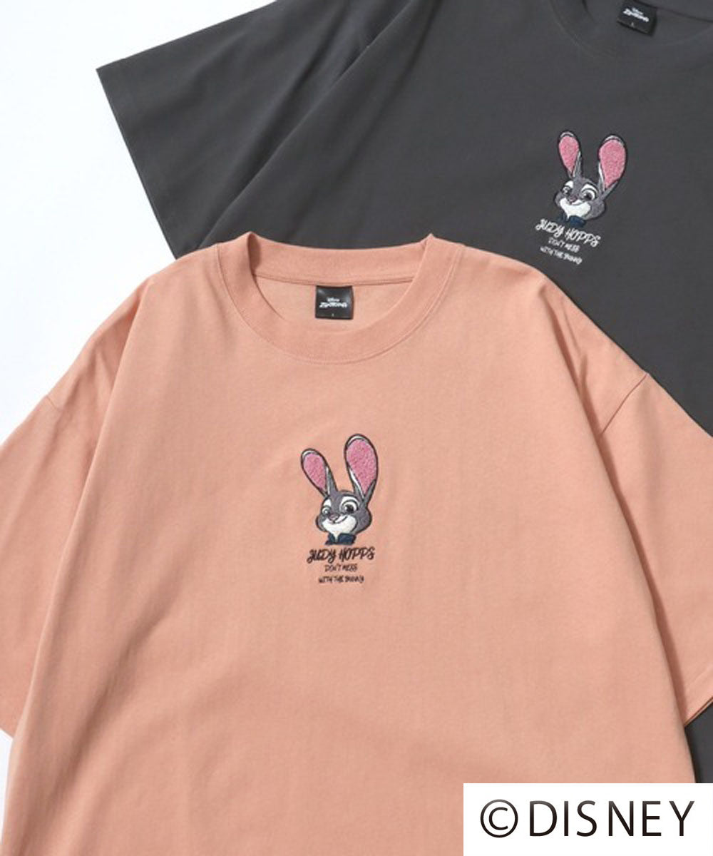 ディズニー Disney ミッキー ズートピア ベイマックス リロ＆スティッチ ルシファー キャラクター 半袖 Tシャツ （ブラック系その他5） ブラック系その他5