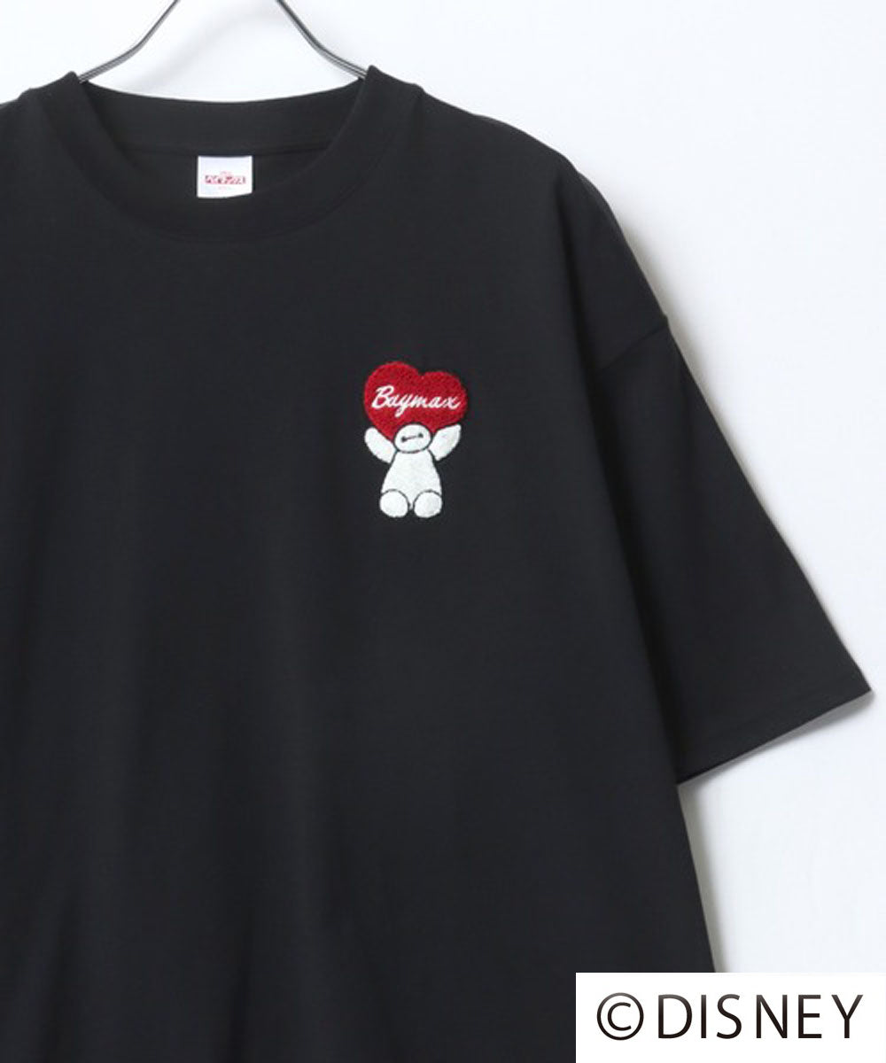 ディズニー Disney ミッキー ズートピア ベイマックス リロ＆スティッチ ルシファー キャラクター 半袖 Tシャツ （ブラック系その他2） ブラック系その他2
