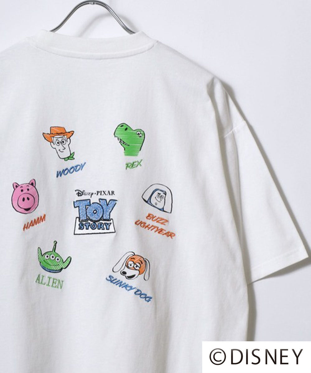 ディズニー Disney 『ミッキーマウス』『ベイマックス』『トイ・ストーリー』『ズートピア』 キャラクター 半袖 Tシャツ （ホワイト系その他4） ホワイト系その他4
