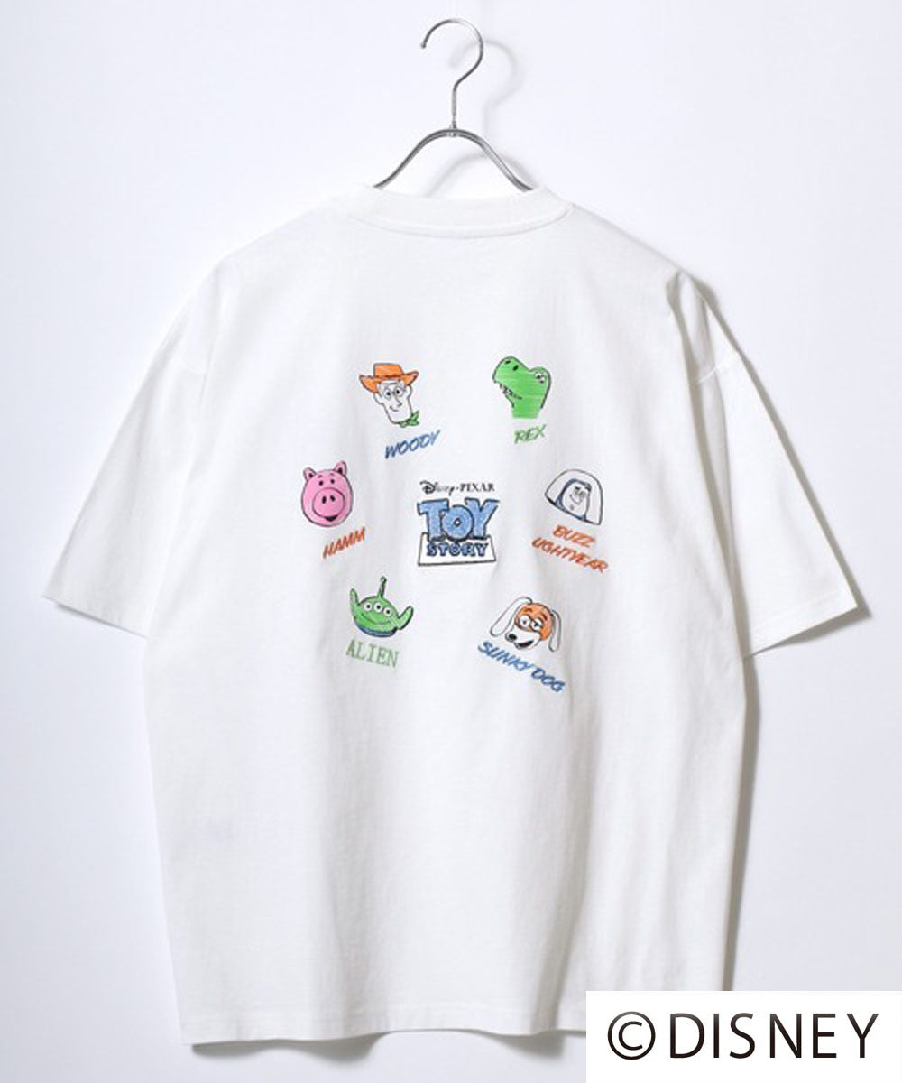 ディズニー Disney 『ミッキーマウス』『ベイマックス』『トイ・ストーリー』『ズートピア』 キャラクター 半袖 Tシャツ （ホワイト系その他4） ホワイト系その他4