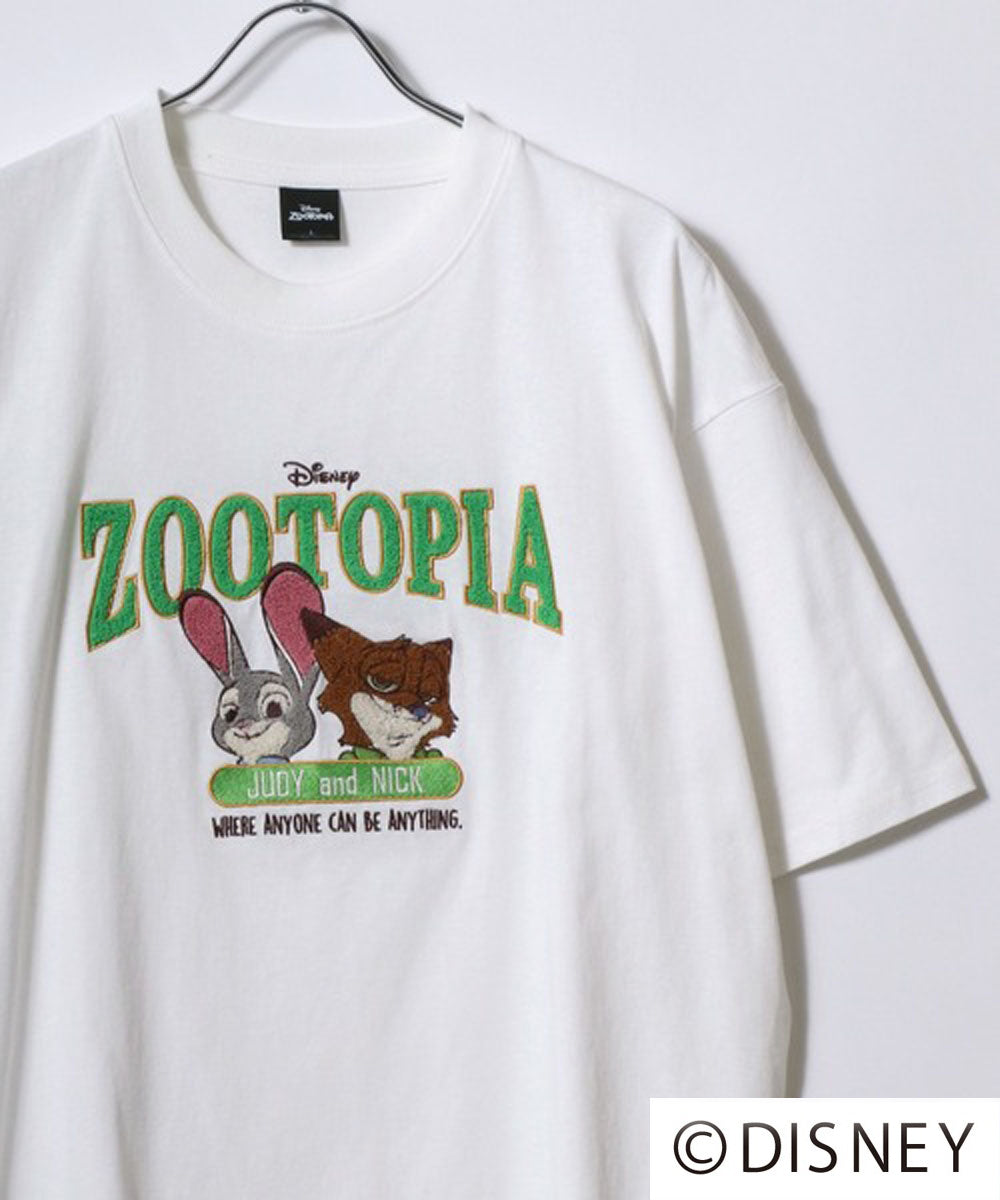 ディズニー Disney 『ミッキーマウス』『ベイマックス』『トイ・ストーリー』『ズートピア』 キャラクター 半袖 Tシャツ （ホワイト系その他5） ホワイト系その他5