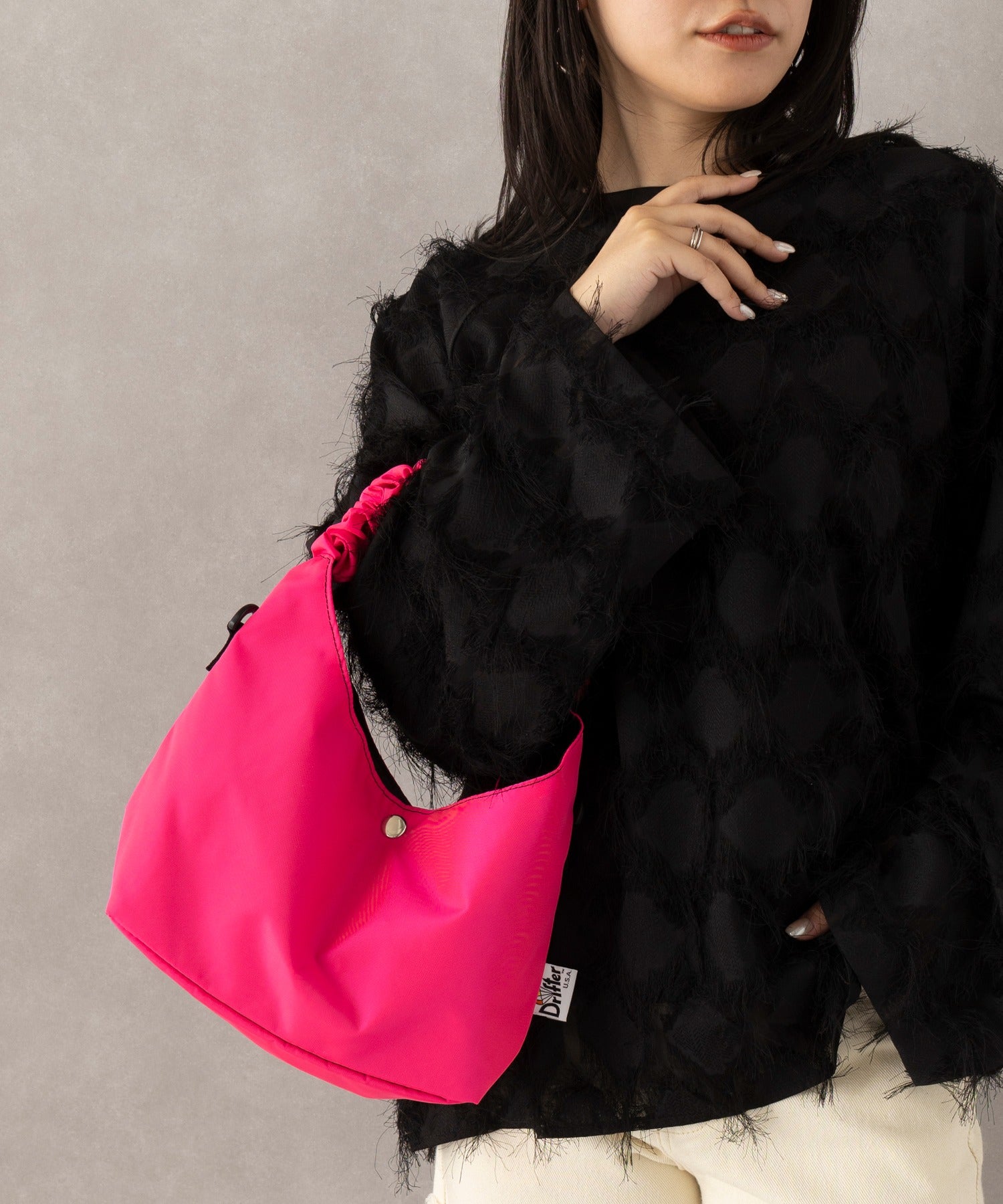 ドリフター Drifter 【Drifter】GATHER HANDLE BAG DFV1709 （ピンク） ピンク