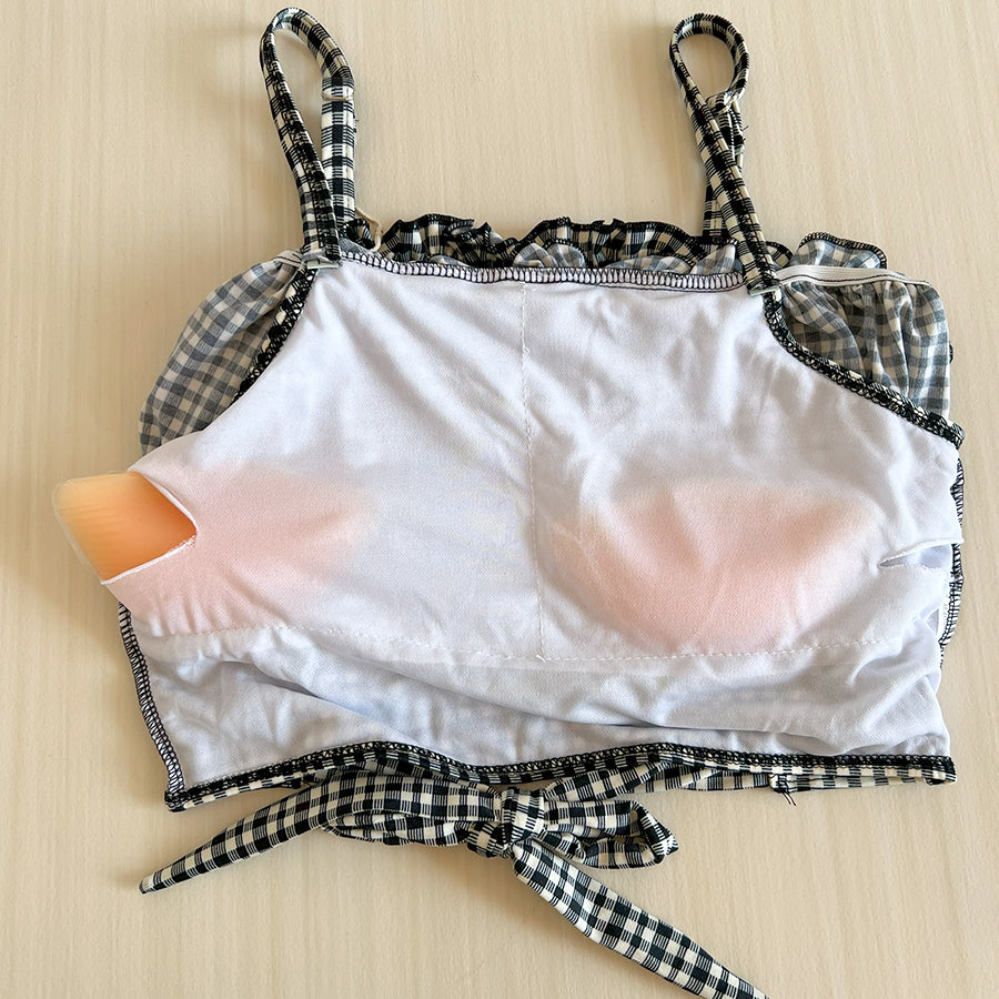 ダイヤモンドハーツ Diamond Hearts 【訳あり新品】【水着に使える】らくらく盛れるリーフ型シリコンパッド 水着やブラジャーに入れるだけ （ベージュ） ベージュ