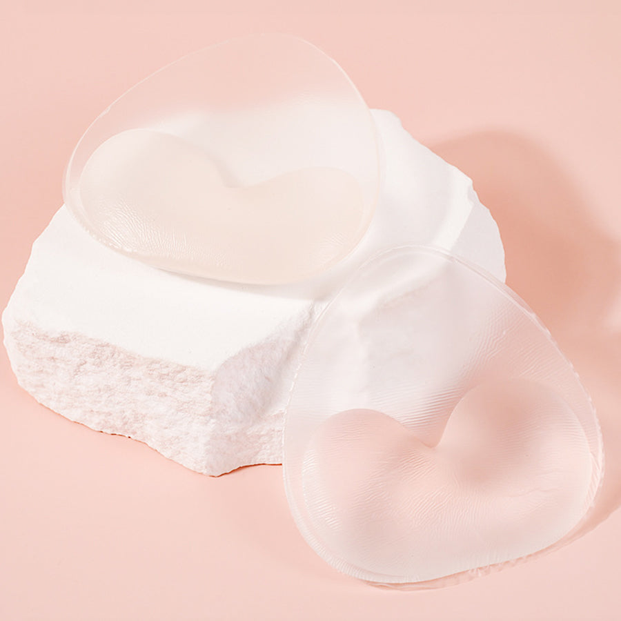 ダイヤモンドハーツ Diamond Hearts 【水着に使える】らくらく盛れる三角クリアタイプシリコンパッド 水着やブラジャーに入れるだけ （クリア） クリア