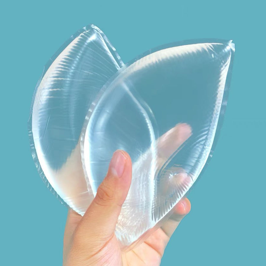 ダイヤモンドハーツ Diamond Hearts 【訳あり新品】 【水着に使える】らくらく盛れるリーフ型クリアタイプシリコンパッド 水着やブラジャーに入れるだけ （クリア） クリア