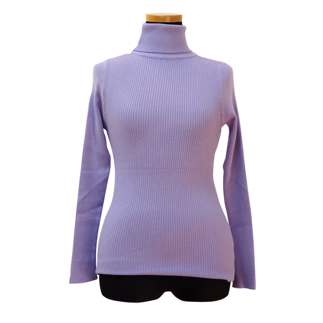 Diamond Hearts Turtleneck Long Sleeve Knit