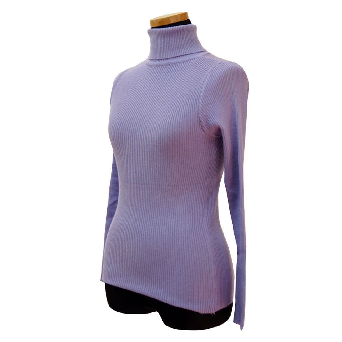 Diamond Hearts Turtleneck Long Sleeve Knit