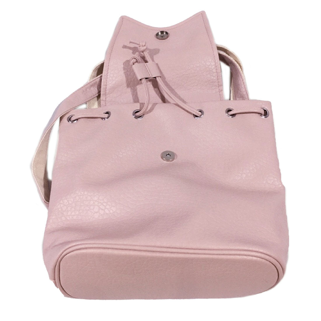 Dewlily Faux Leather Backpack for Women, Teens, 20s, 30s, Korean Fashion, Casual, Stylish, Bag, Backpack, Large Capacity, Backpack, Black, White