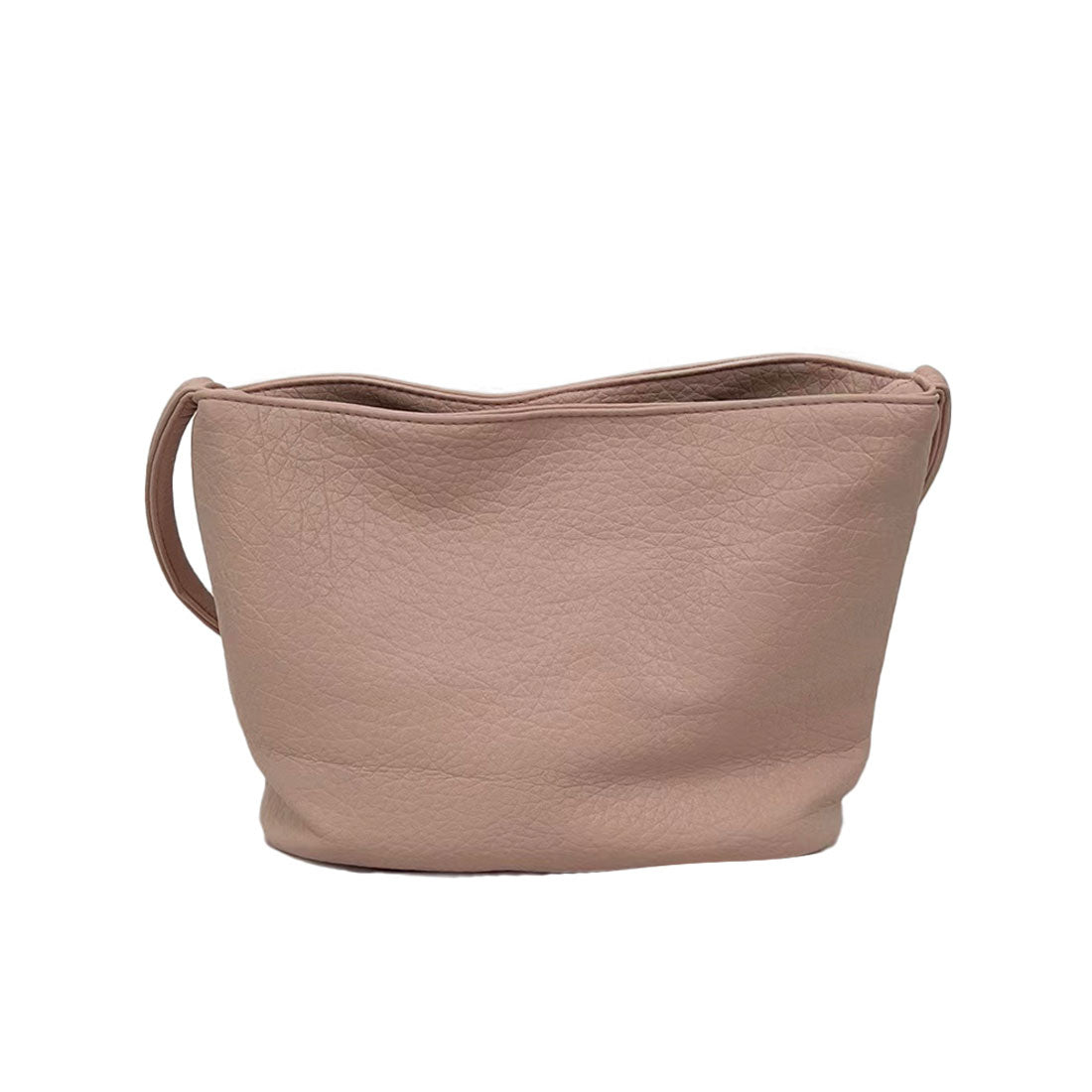 Dewlily Fake Leather Shoulder Bag for Women, Teens, 20s, 30s, Korean Fashion, Casual, Simple, Cute Bag, Outing, Commuting, Black, White
