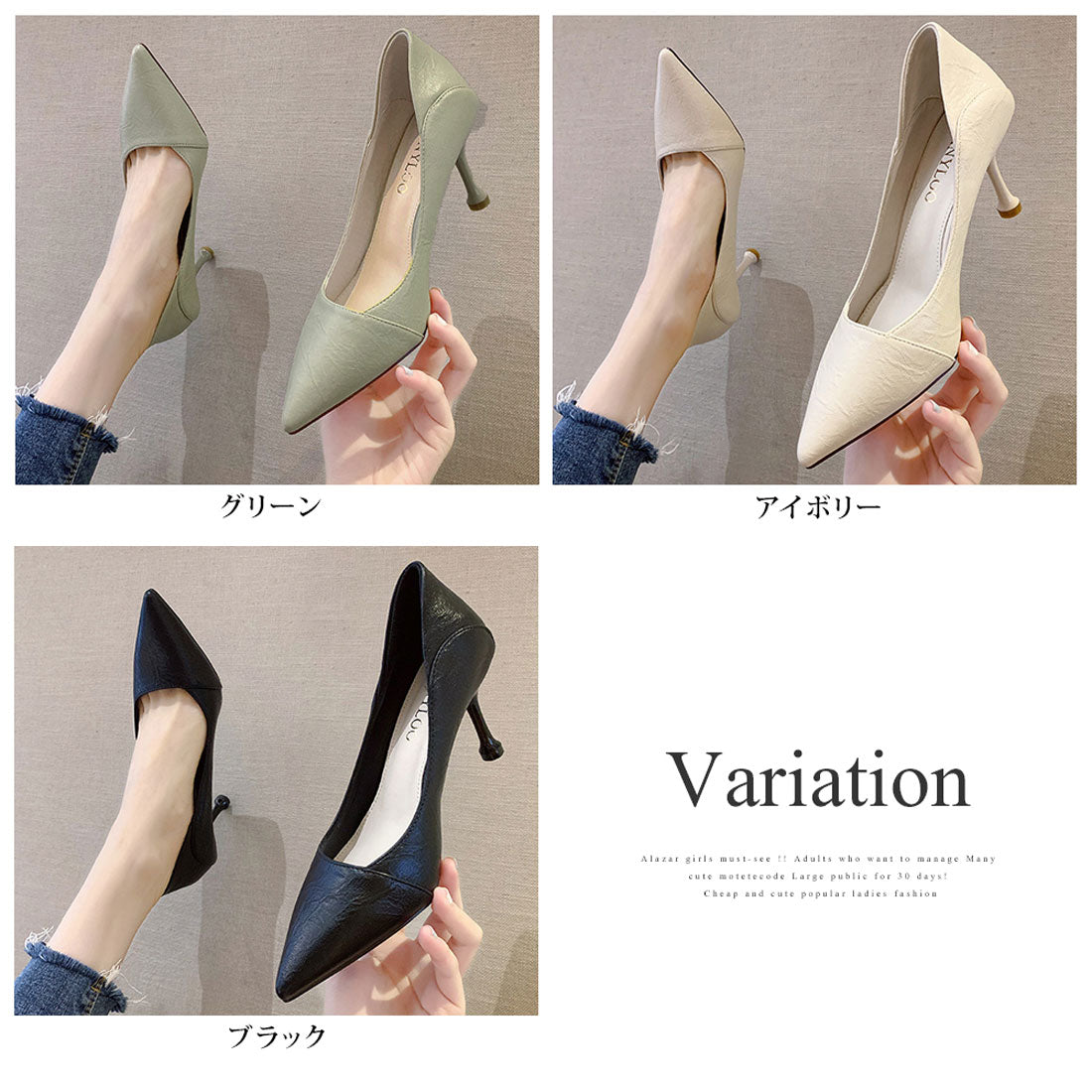 Dewlily Stiletto Heel Pumps Shoes Korean Fashion Teens 20s 30s Office Casual Pointed Toe Vintage Style Adult