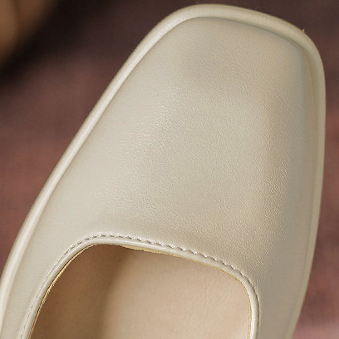 Dewlily Simple Pumps with Heels Korean Fashion for Teens, 20s, and 30s Chunky Heels Easy to Walk in Memory Foam Insoles Comfortable to Wear Great for Work and Job Hunting