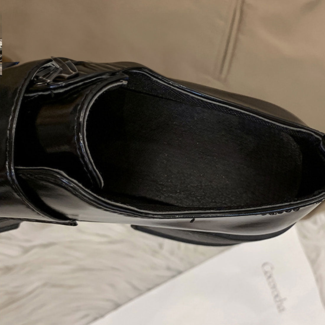 Dewlily Chunky Loafers for Women, Teens, 20s, 30s, Korean Fashion, Casual, Cute, Shoes, Adult, Thick Sole, Black, Shoes, Spring, Summer, Autumn, Winter, Simple