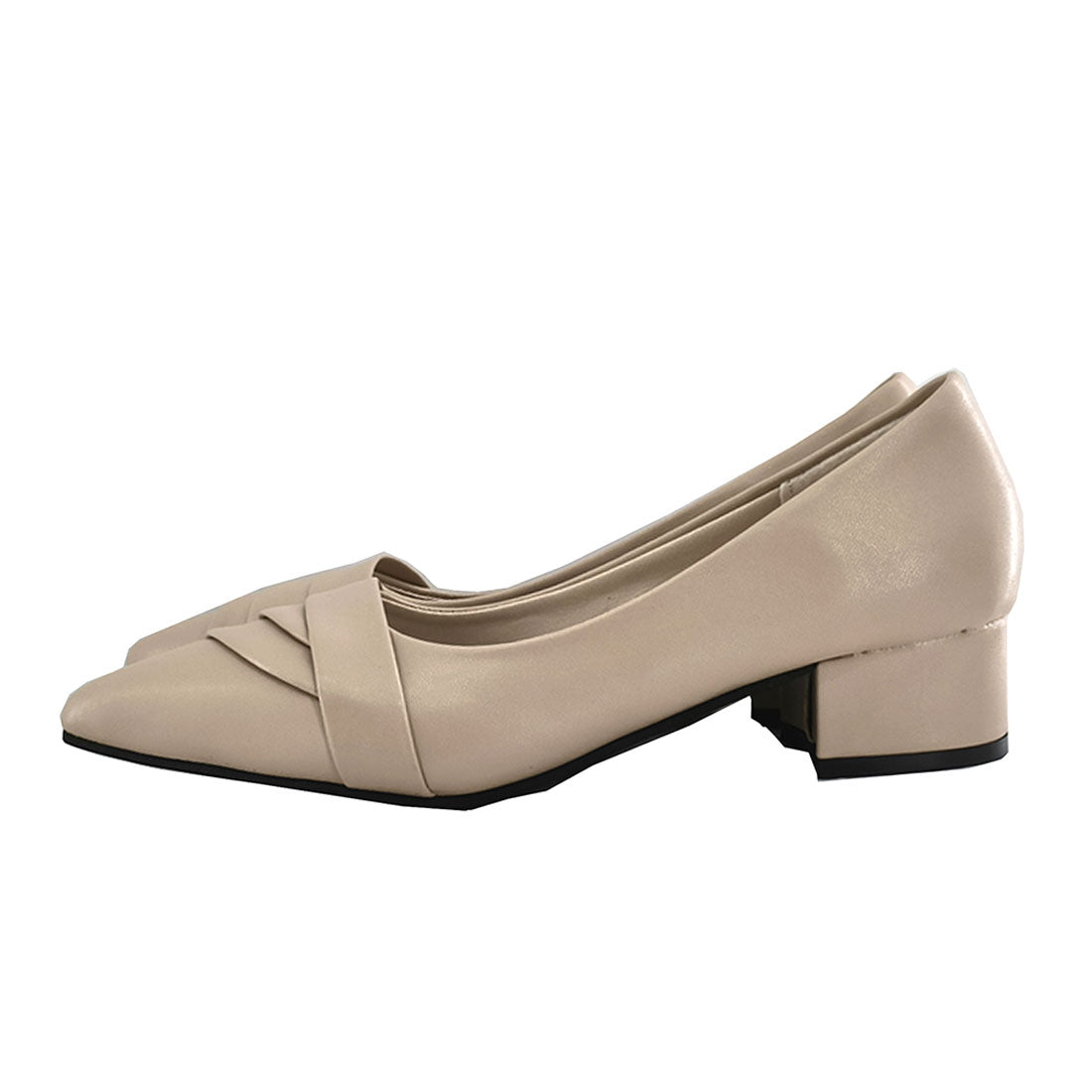 Dewlily Pointed Toe Pumps for Women, Teens, 20s, 30s, Korean Fashion, Casual Shoes, Cute, Simple, Adult, Black, Heels, Commuting, Comfortable to Walk
