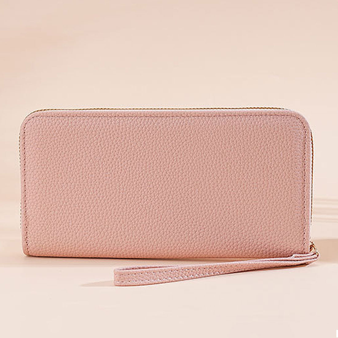 Dewlily Fake Leather Long Wallet for Women, Teens, 20s, 30s, Korean Fashion, Casual, Compact, Cute, Elegant, Gift, Present, Office