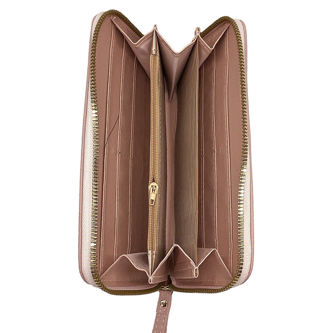 Dewlily Fake Leather Long Wallet for Women, Teens, 20s, 30s, Korean Fashion, Casual, Compact, Cute, Elegant, Gift, Present, Office