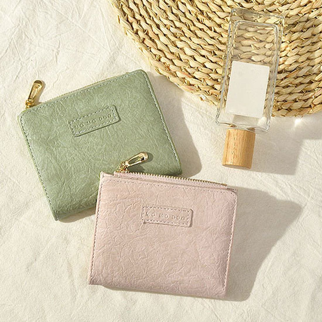 Durilly Dewlily Dewlily Dewlily Dewlily dewlile Mini Wallet女士女士韓國統治20S 30S辦公室Cajual碎片盒案例箱套禮物夾最低禮品