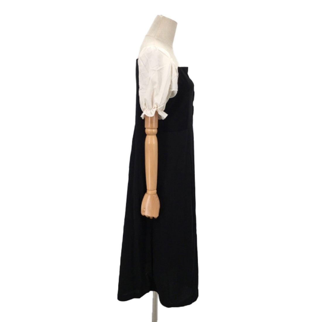 Dewlily Puff Sleeve Dress Korean Fashion Teens 20s 30s Cute Date A-lin