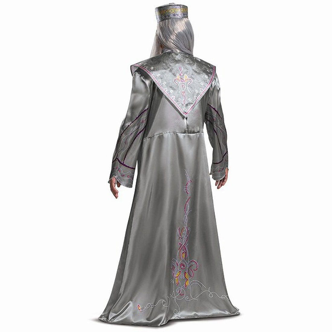 ディスガイズ Disguise ハロウィン コスプレ 仮装 ハリーポッター Harry Potter ダンブルドア 2点セット 全身 大人用 メンズ XL XXL 107679 （シルバー） シルバー