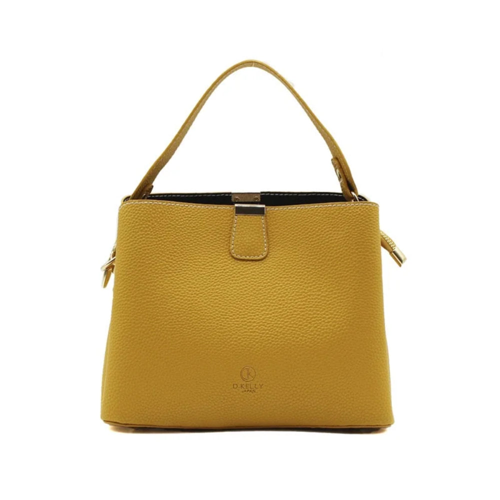 ディーケリー D.KELLY ショルダー バッグ レディース D.KELLY 2way ベルト ショルダー バッグ ハンドバッグ 秋 冬 コーデ BL-954,マスタード