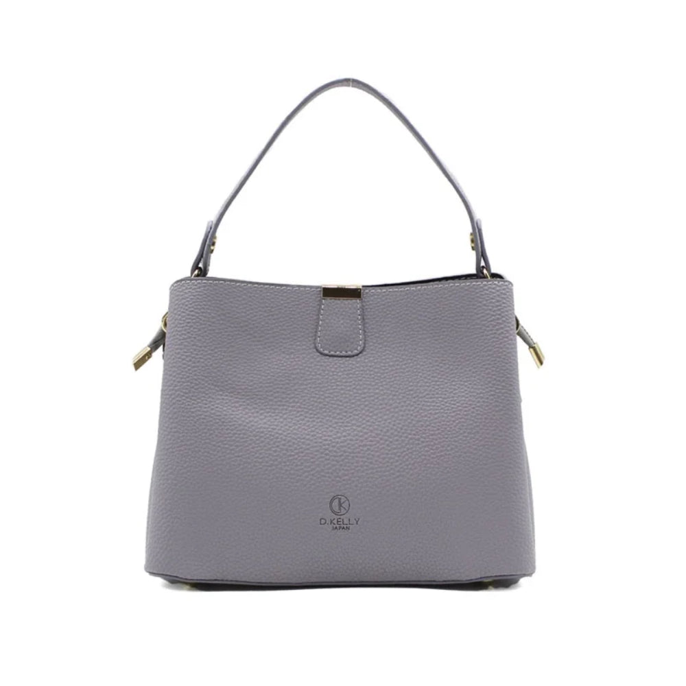 ディーケリー D.KELLY ショルダー バッグ レディース D.KELLY 2way ベルト ショルダー バッグ ハンドバッグ 秋 冬 コーデ BL-954,グレー