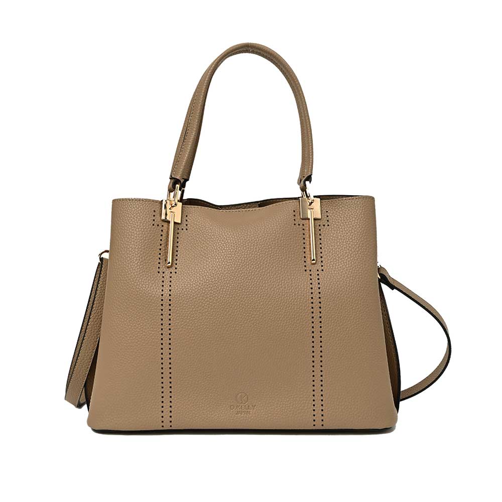 D.KELLY Tote Bag Punching Design Tote Soft Material Rich Color Variati