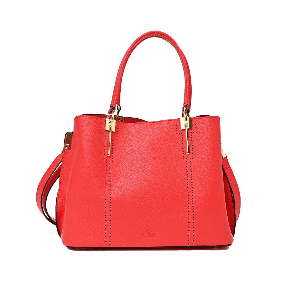 D.KELLY Tote Bag Punching Design Tote Soft Material Rich Color Variati