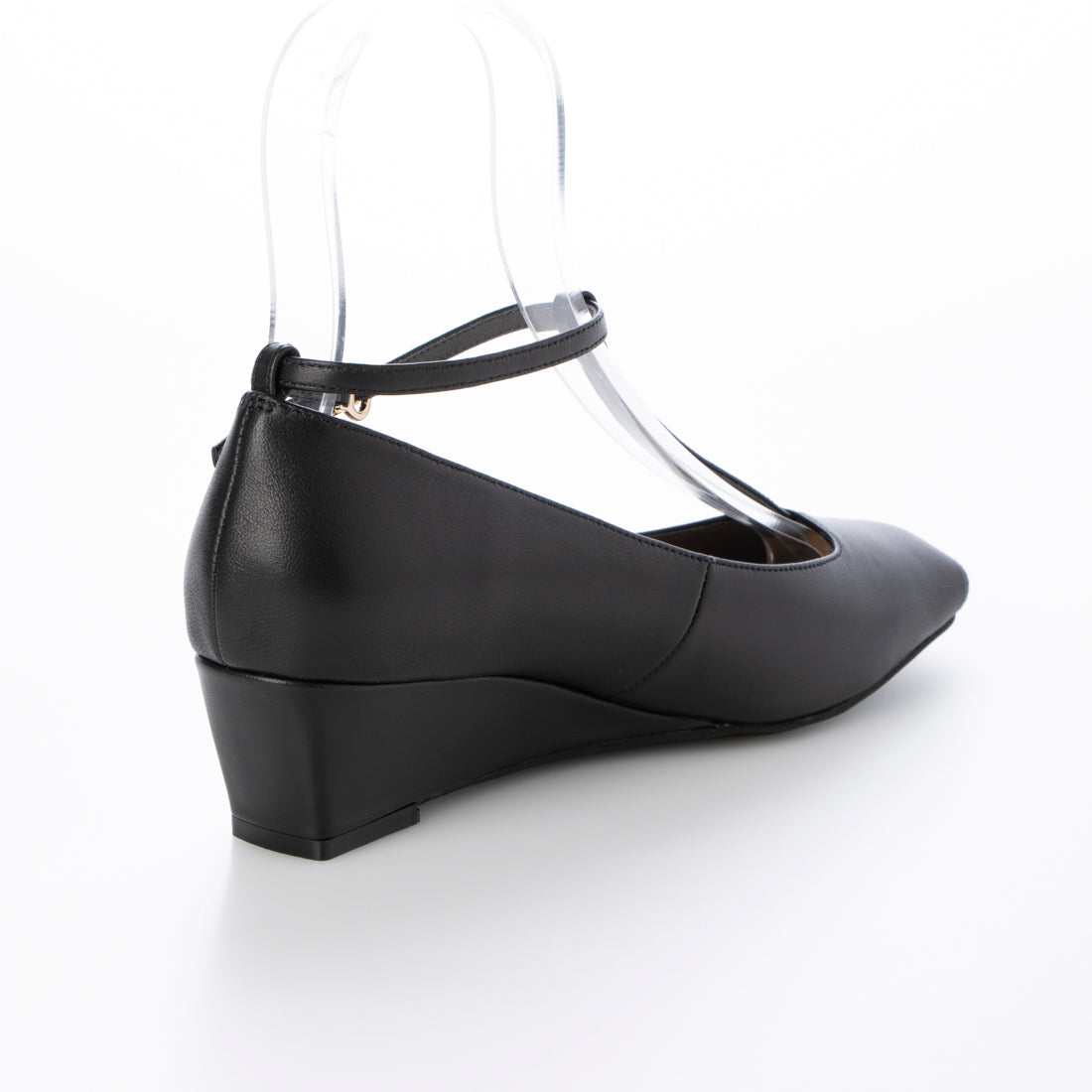 Daniella & GEMMA Square Toe T-Strap Wedge Pumps