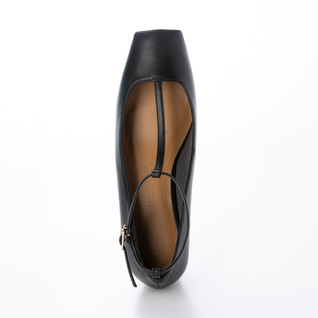 Daniella & GEMMA Square Toe T-Strap Wedge Pumps