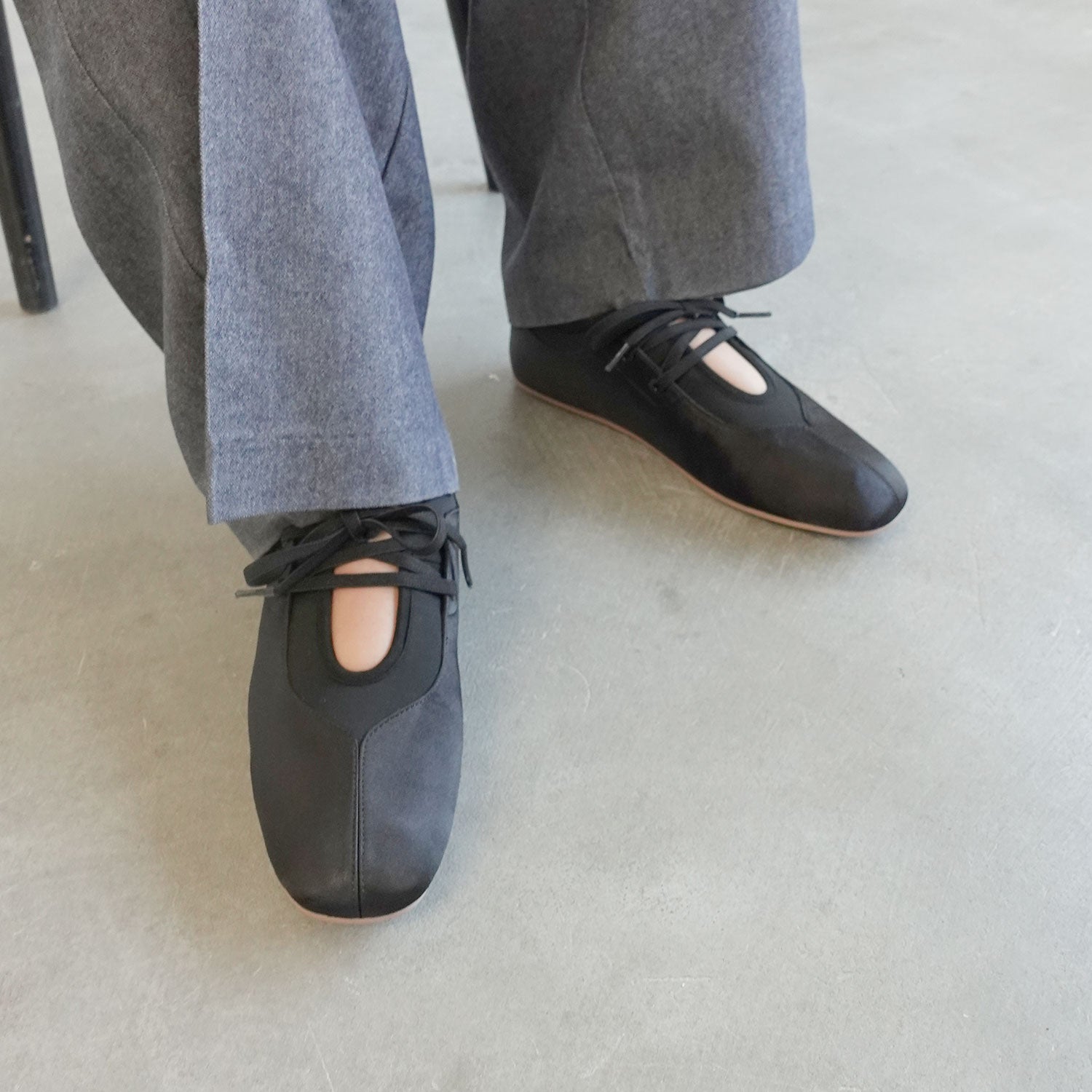 Daniella & GEMMA Satin Ballet Sneaker Shoes