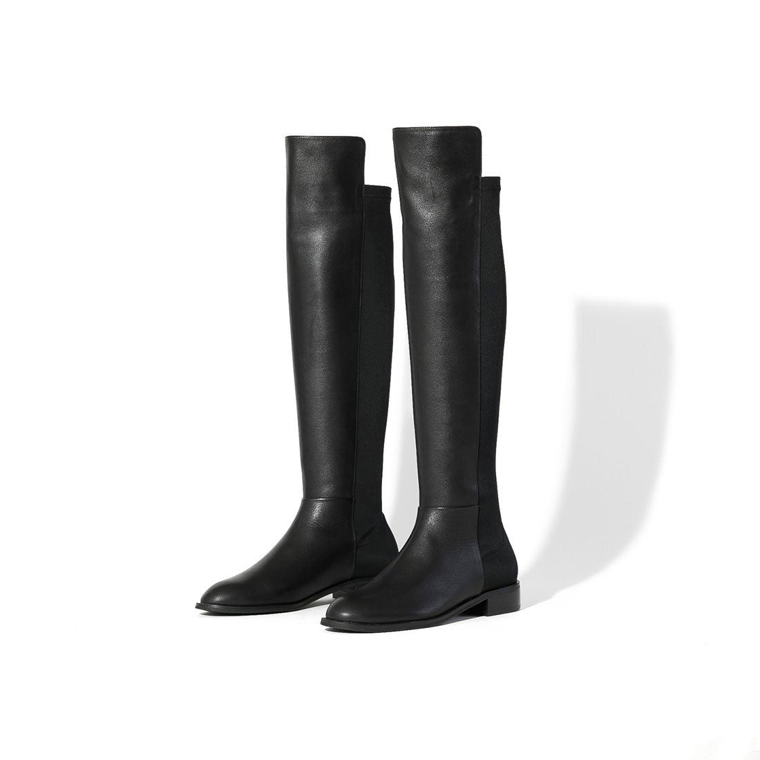 Daniella &amp; GEMMA [Akiko Kizu × Daniella &amp; GEMMA] Back stretch knee-high boots