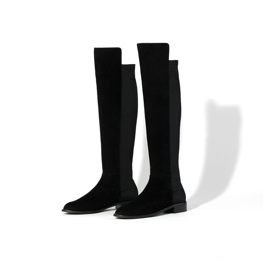 Daniella &amp; GEMMA [Akiko Kizu × Daniella &amp; GEMMA] Back stretch knee-high boots