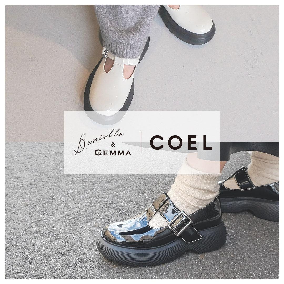 Daniella & GEMMA [COEL × Daniella & GEMMA] T-belt volume sole