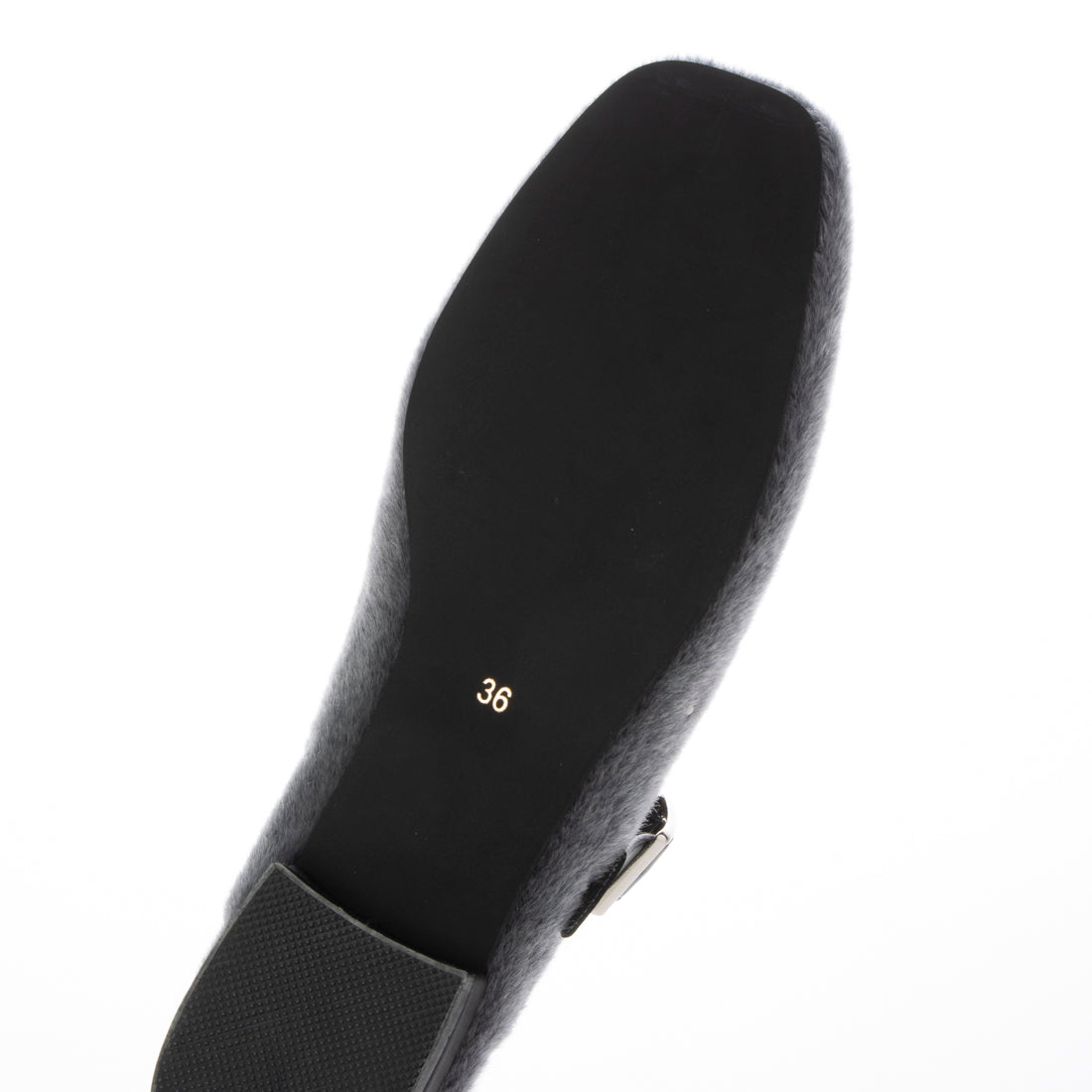 ダニエラアンドジェマ Daniella & GEMMA ストラップ付きバレエフラットシューズ （グレー生地） グレー生地