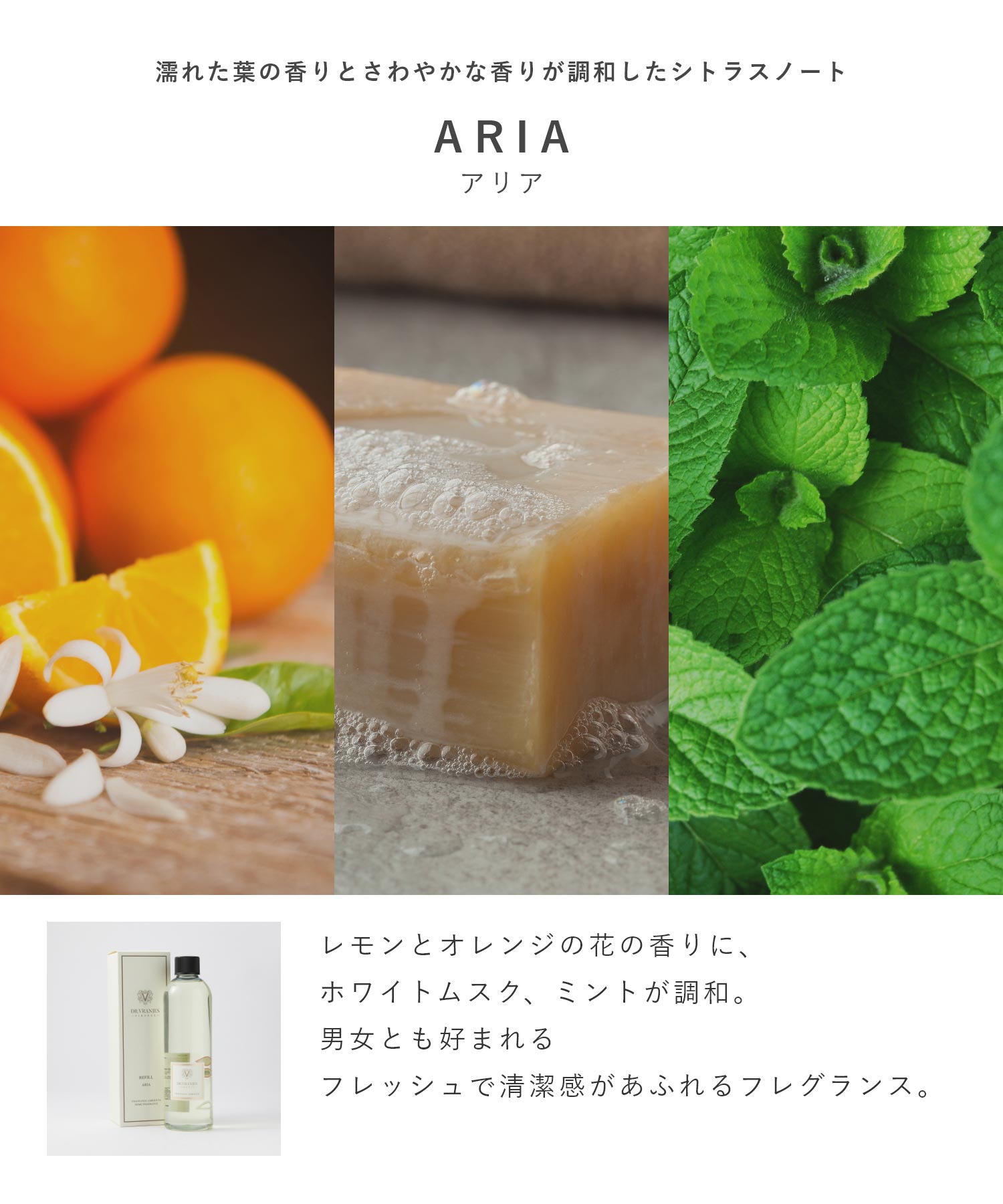 ドットール・ヴラニエス DR. VRANJES ドットール・ヴラニエス Dr. Vranjes ディフューザー 500mL 【返品不可商品】 （バニラ・マンダリン） バニラ・マンダリン