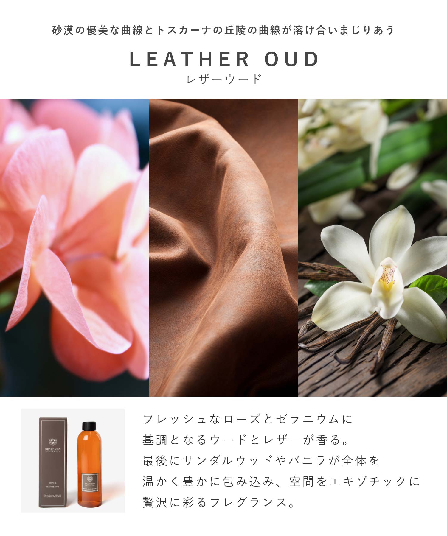ドットール・ヴラニエス DR. VRANJES ドットール・ヴラニエス Dr. Vranjes ディフューザー 500mL 【返品不可商品】 （バニラ・マンダリン） バニラ・マンダリン