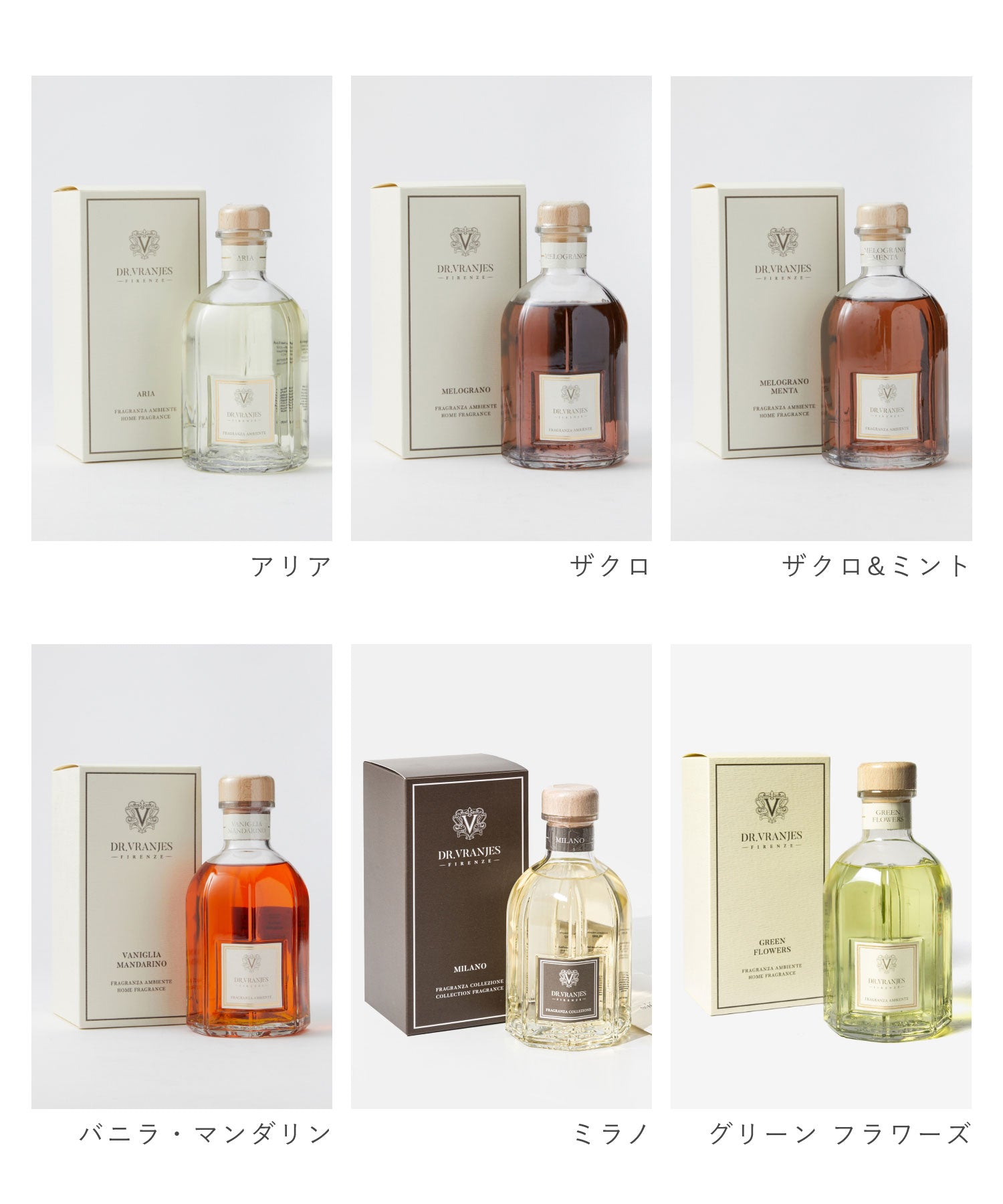 ドットール・ヴラニエス DR. VRANJES ドットール・ヴラニエス Dr. Vranjes ディフューザー 500mL 【返品不可商品】 （グリーン フラワーズ） グリーン フラワーズ