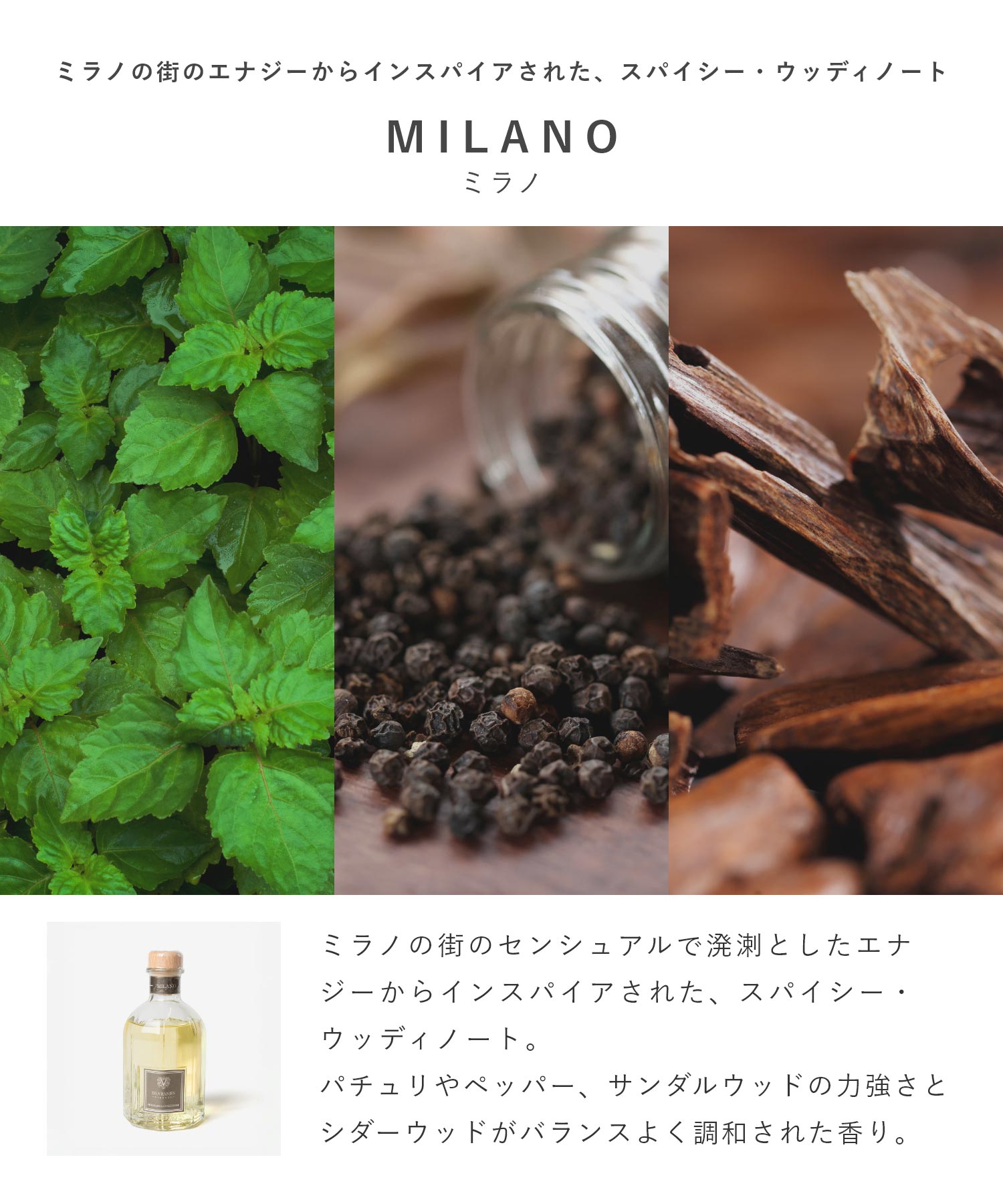 ドットール・ヴラニエス DR. VRANJES ドットール・ヴラニエス Dr. Vranjes ディフューザー 250mL 【返品不可商品】 （ミラノ） ミラノ