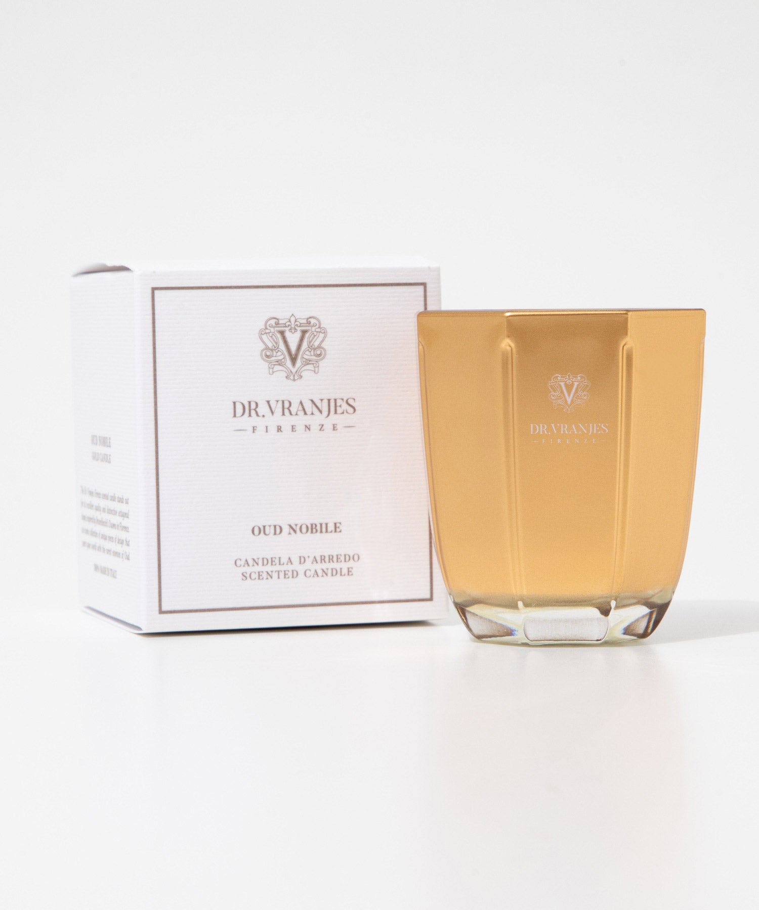 ドットール・ヴラニエス DR. VRANJES CANDELE D’ARREDO キャンドル 80g ルームフレグランス HOME FRAGRANCE ホームフレグランス 【返品不可商品】 （ウードノービレ×ゴールド） ウードノービレ×ゴールド