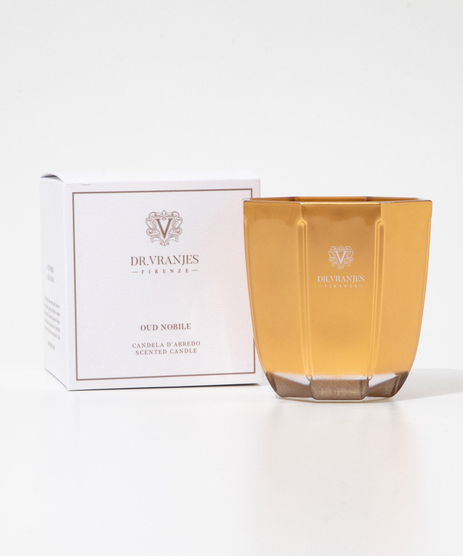 ドットール・ヴラニエス DR. VRANJES CANDELE D’ARREDO キャンドル 200g ルームフレグランス HOME FRAGRANCE ホームフレグランス 【返品不可商品】 （ウードノービレ×ゴールド） ウードノービレ×ゴールド