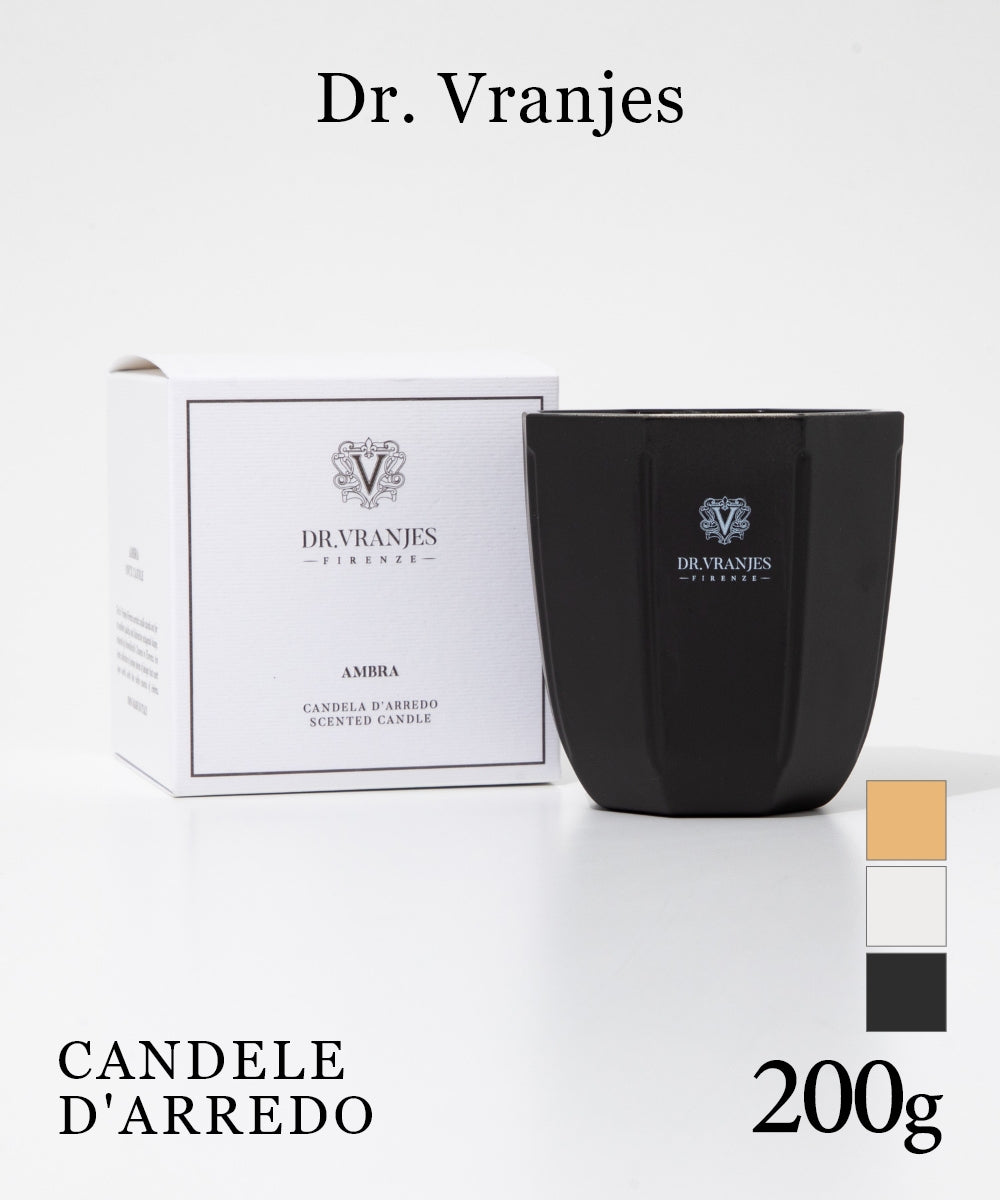ドットール・ヴラニエス DR. VRANJES CANDELE D’ARREDO キャンドル 200g ルームフレグランス HOME FRAGRANCE ホームフレグランス 【返品不可商品】 （ウードノービレ×ゴールド） ウードノービレ×ゴールド