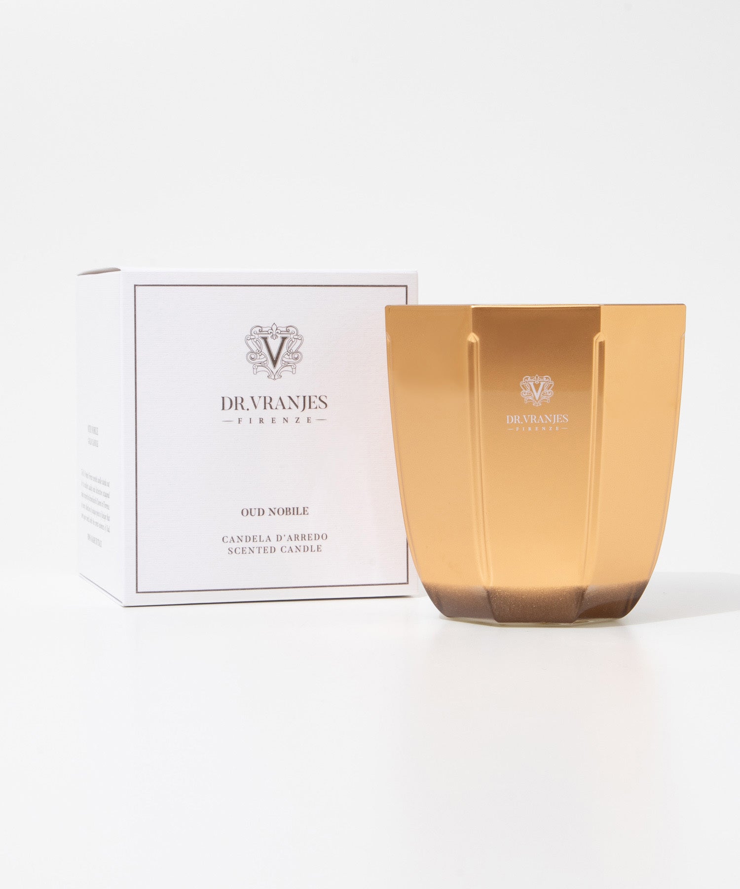 ドットール・ヴラニエス DR. VRANJES CANDELE D’ARREDO キャンドル 500g ルームフレグランス HOME FRAGRANCE ホームフレグランス 【返品不可商品】 （ウードノービレ×ゴールド） ウードノービレ×ゴールド
