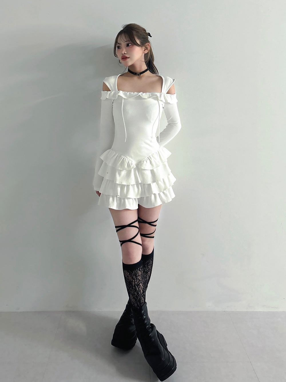 Darich Darich 蕾絲高筒襪