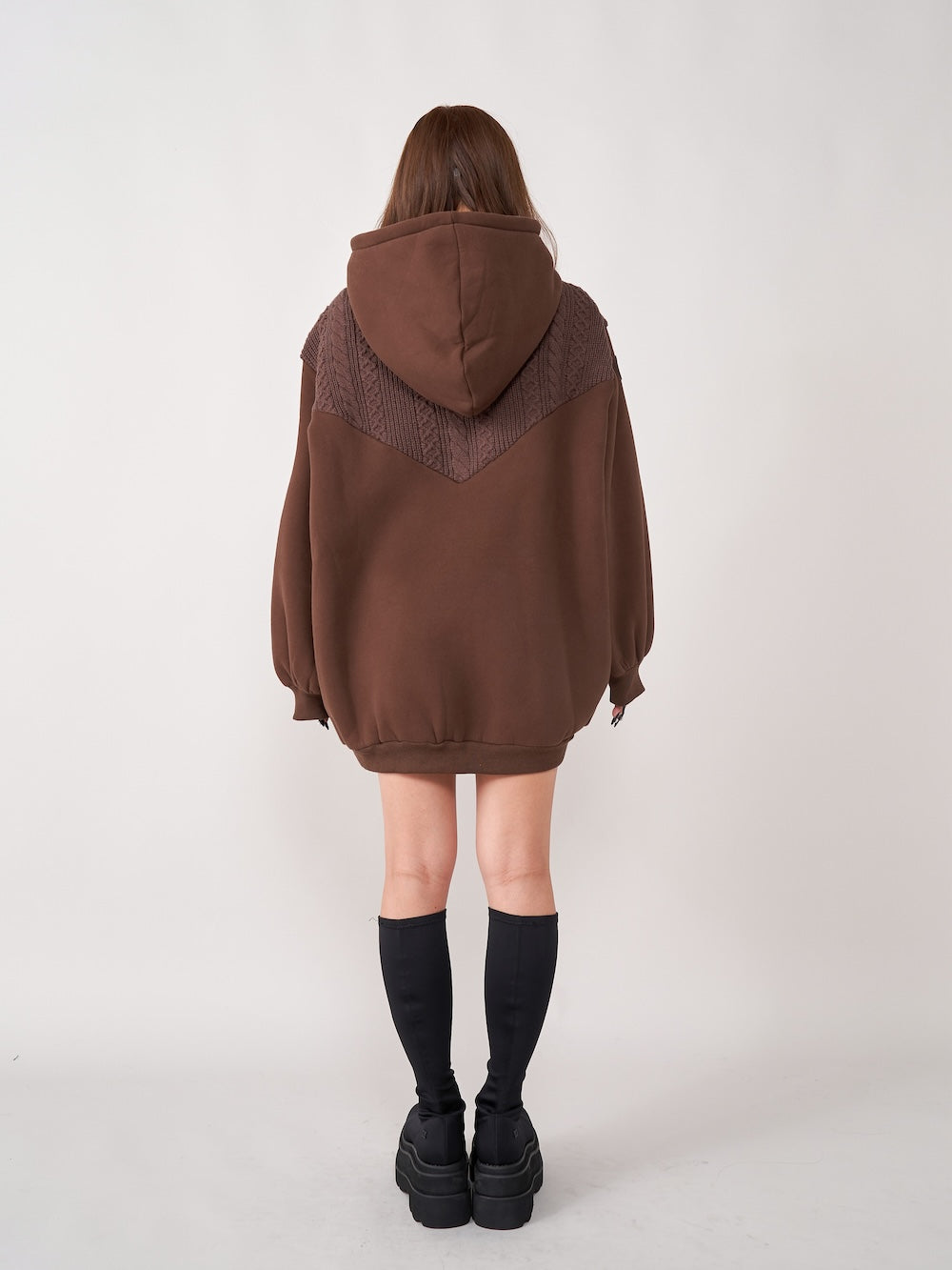 ダーリッチ Darich バックデザインスウェットビッグフーディー